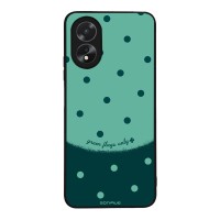 Θήκη Sonique Delulu Polka Era Series για Oppo A38 Green Flags