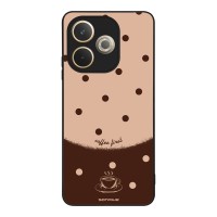 Θήκη Sonique Delulu Polka Era Series για Oppo A5 Pro 5G Coffee First