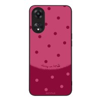 Θήκη Sonique Delulu Polka Era Series για Oppo A78 5G Top Cherry