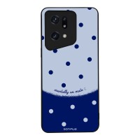 Θήκη Sonique Delulu Polka Era Series για Oppo Find X5 Pro 5G Blue Mentally
