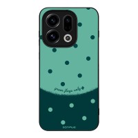 Θήκη Sonique Delulu Polka Era Series για Oppo Find X9 5G Green Flags