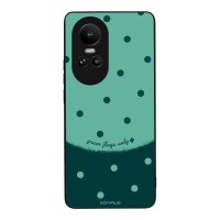 Θήκη Sonique Delulu Polka Era Series για Oppo Reno10 5G Green Flags