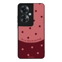 Θήκη Sonique Delulu Polka Era Series για Oppo Reno11 F 5G Blame Cherries
