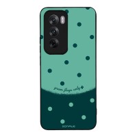 Θήκη Sonique Delulu Polka Era Series για Oppo Reno12 5G Green Flags