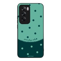Θήκη Sonique Delulu Polka Era Series για Oppo Reno12 Pro 5G Green Flags