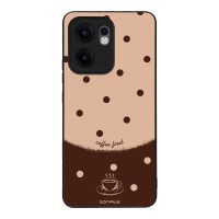 Θήκη Sonique Delulu Polka Era Series για Oppo Reno13 F 5G / Oppo Reno13 FS 5G Coffee First