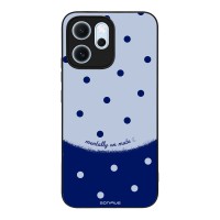 Θήκη Sonique Delulu Polka Era Series για Oppo Reno14 F 5G / Oppo Reno14 FS 5G Blue Mentally