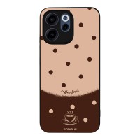 Θήκη Sonique Delulu Polka Era Series για Oppo Reno15 F 5G / Oppo Reno15 FS 5G Coffee First