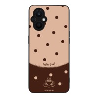Θήκη Sonique Delulu Polka Era Series για Oppo Reno7 Lite 5G / Oppo Reno8 Lite 5G Coffee First