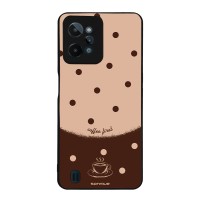 Θήκη Sonique Delulu Polka Era Series για Realme C31 Coffee First