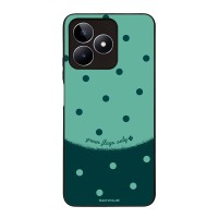 Θήκη Sonique Delulu Polka Era Series για Realme C51 / Realme C53 / Realme Note 50 4G Green Flags
