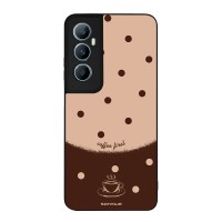 Θήκη Sonique Delulu Polka Era Series για Realme C65 4G Coffee First