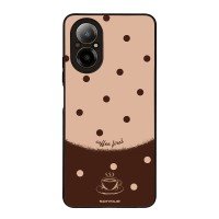 Θήκη Sonique Delulu Polka Era Series για Realme C67 4G Coffee First