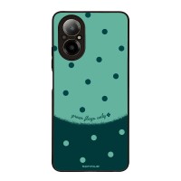 Θήκη Sonique Delulu Polka Era Series για Realme C67 4G Green Flags
