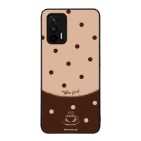 Θήκη Sonique Delulu Polka Era Series για Realme GT 5G Coffee First