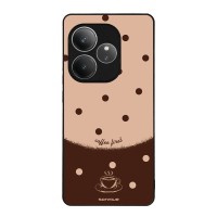 Θήκη Sonique Delulu Polka Era Series για Realme GT 6 5G / Realme GT 6T 5G Coffee First