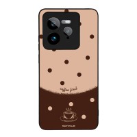 Θήκη Sonique Delulu Polka Era Series για Realme GT 7 Pro 5G Coffee First