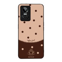 Θήκη Sonique Delulu Polka Era Series για Realme GT Neo 3 5G Coffee First