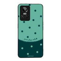 Θήκη Sonique Delulu Polka Era Series για Realme GT Neo 3 5G Green Flags