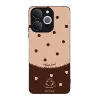 Θήκη Sonique Delulu Polka Era Series για Realme Note 70T 4G Coffee First