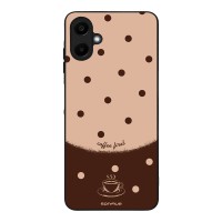 Θήκη Sonique Delulu Polka Era Series για Samsung Galaxy A06 4G Coffee First