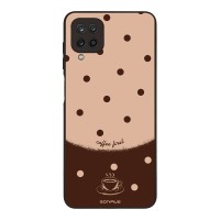 Θήκη Sonique Delulu Polka Era Series για Samsung Galaxy A12 Coffee First