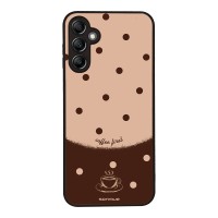 Θήκη Sonique Delulu Polka Era Series για Samsung Galaxy A14 4G / Galaxy A14 5G Coffee First