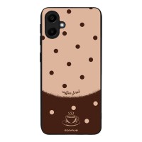 Θήκη Sonique Delulu Polka Era Series για Samsung Galaxy A20e Coffee First