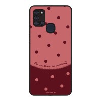 Θήκη Sonique Delulu Polka Era Series για Samsung Galaxy A21s Blame Cherries