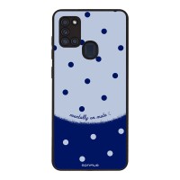 Θήκη Sonique Delulu Polka Era Series για Samsung Galaxy A21s Blue Mentally