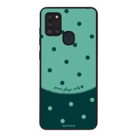 Θήκη Sonique Delulu Polka Era Series για Samsung Galaxy A21s Green Flags