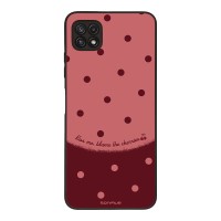 Θήκη Sonique Delulu Polka Era Series για Samsung Galaxy A22 5G Blame Cherries