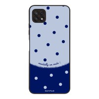 Θήκη Sonique Delulu Polka Era Series για Samsung Galaxy A22 5G Blue Mentally