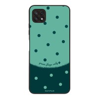 Θήκη Sonique Delulu Polka Era Series για Samsung Galaxy A22 5G Green Flags