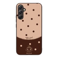 Θήκη Sonique Delulu Polka Era Series για Samsung Galaxy A34 5G Coffee First