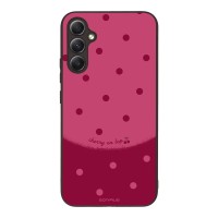 Θήκη Sonique Delulu Polka Era Series για Samsung Galaxy A34 5G Top Cherry