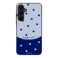 Θήκη Sonique Delulu Polka Era Series για Samsung Galaxy A35 5G Blue Mentally