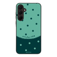 Θήκη Sonique Delulu Polka Era Series για Samsung Galaxy A35 5G Green Flags