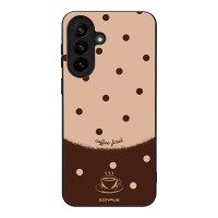 Θήκη Sonique Delulu Polka Era Series για Samsung Galaxy A37 5G Coffee First
