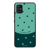 Θήκη Sonique Delulu Polka Era Series για Samsung Galaxy A51 Green Flags