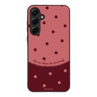 Θήκη Sonique Delulu Polka Era Series για Samsung Galaxy A55 5G Blame Cherries