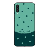 Θήκη Sonique Delulu Polka Era Series για Samsung Galaxy A70/A70s Green Flags