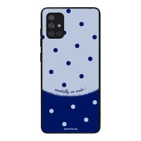 Θήκη Sonique Delulu Polka Era Series για Samsung Galaxy A71 Blue Mentally