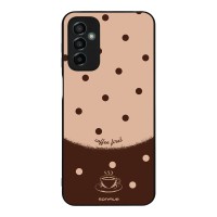 Θήκη Sonique Delulu Polka Era Series για Samsung Galaxy M23 5G Coffee First