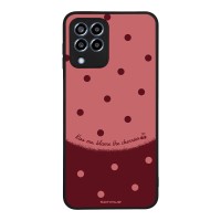 Θήκη Sonique Delulu Polka Era Series για Samsung Galaxy M33 5G Blame Cherries