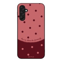 Θήκη Sonique Delulu Polka Era Series για Samsung Galaxy M34 5G Blame Cherries