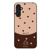 Θήκη Sonique Delulu Polka Era Series για Samsung Galaxy M34 5G Coffee First