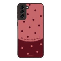 Θήκη Sonique Delulu Polka Era Series για Samsung Galaxy S21 Plus Blame Cherries
