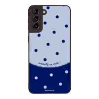 Θήκη Sonique Delulu Polka Era Series για Samsung Galaxy S21 Plus Blue Mentally