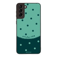 Θήκη Sonique Delulu Polka Era Series για Samsung Galaxy S21 Plus Green Flags